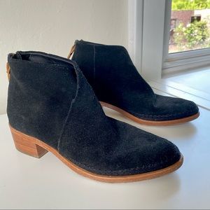 Soludos Venetian Suede Bootie Black Size 7
